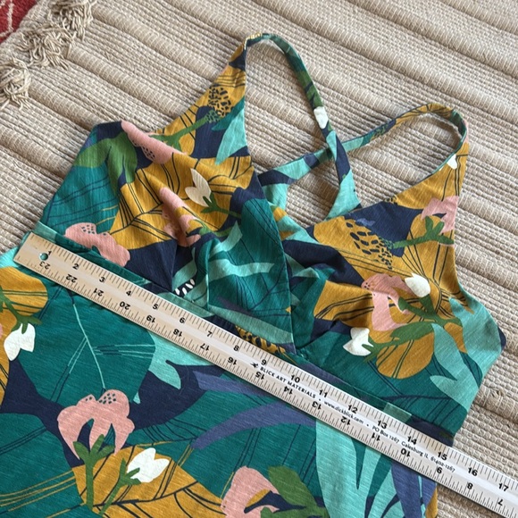 Patagonia Amber Dawn Dress Organic Cotton Wild Big Spanish blue women’s medium - Picture 4 of 11